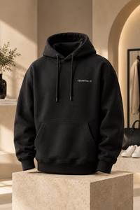 Sweat à capuche polaire décontracté pour homme, style vintage, doublé, motif dessin animé sur le devant, grande taille, pour la gym et le fitness, en Spandex/Polyester, séchage rapide, faible MOQ, livraison rapide - Product Image 6