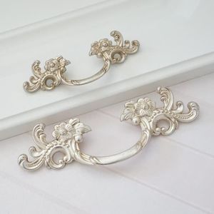 European Style Antique Silver Color Cabinet <b>Door</b> Drawer <b>Handle</b> - Product Image 1