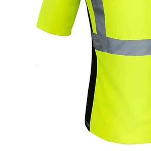 Camiseta de Seguridad de Alta Visibilidad con Franjas Reflectantes Amarillas, Manga Corta, Clase 2, Ropa de Trabajo, LED Intermitente, Producción Harry Johnson - Product Image 4