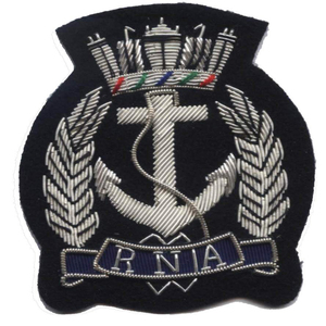 Badge brodé à la main en fil métallique et soie, avec broderie en fil bouillon, fabrication de broches, prix de gros - Product Image 2