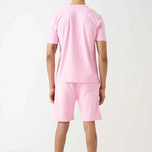 Ensemble de shorts d'été respirants de qualité supérieure, couleur unie, en tissu éponge, nouvelle collection, best-seller, imprimé sérigraphié, style hip-hop - Product Image 3