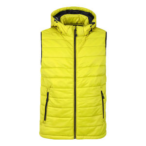 Gilet matelassé chaud pour hommes et femmes avec capuche amovible et options personnalisées, prix de gros - Product Image 3