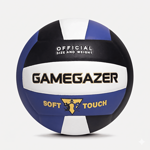 Balón de Voleibol GAMEGAZER MS-VB-1027 de PU, Duradero y Ligero, Talla 5, Peso 260-280G, Circunferencia 650-670MM, Personalizable, Cosido a Máquina - Product Image 1