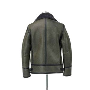 Veste bomber en fourrure de mouton naturelle douce vintage d'hiver de nouvelle arrivée de qualité supérieure à prix avantageux - Product Image 2