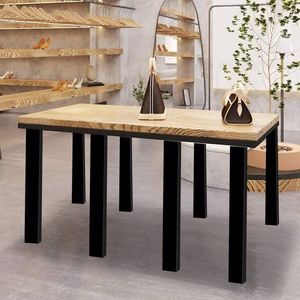 28"Hx30"W Heavy Duty Modern Alloy Steel Furniture Legs Anti Slip Feet Pads U Shape Detachable Coffee Table Desk Bench Legs - Product Image 4