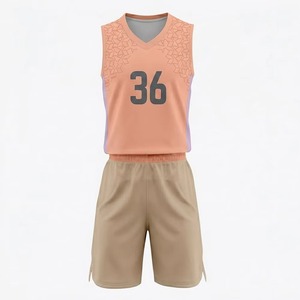 Ensemble d'uniformes de basket-ball réversibles pour hommes, maillot et short à séchage rapide, vêtements de sport pour les entraînements, les tournois et la compétition - Product Image 2
