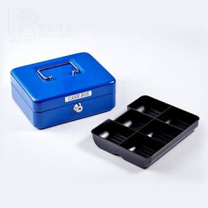 Kwang Hsieh High Quality Portable Metal Keylock Waterproof Eco-friendly Anti-Theft Old Fashion Design Storage <b>Box</b> Money <b>Cash</b> - Product Image 3