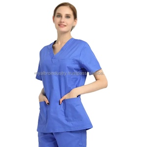 Uniforme d'hôpital, blouse de laboratoire, tenue de chirurgie, vêtements de travail pour médecin et infirmière, tablier de lavage des mains, tissé, respirant, confortable, couleur personnalisée - Product Image 3