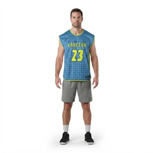Jersey de Lacrosse Reversible Personalizado OEM, Transpirable, Sublimado, con Malla Frontal, para Entrenamiento Deportivo en Equipo para Adultos - Product Image 1