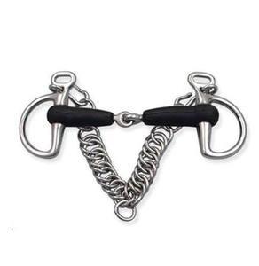 TM STAR Racing Dee Bit สแตนเลสสตีลเคลือบยางที่ปาก อุปกรณ์ฝึกม้า อุปกรณ์ขี่ม้า - Product Image 2