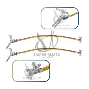 SAMBRIALMED Gold Plated <b>Neurosurgery</b> Brain Retractor System Stainless Steel Manual Reusable <b>Neurosurgery</b> Surgery <b>Instruments</b> - Product Image 6
