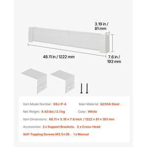 Copertura Frontale per Unità di Riscaldamento Elettrico in Acciaio Resistente da 4 Piedi, Serie Premium, per Miglioramenti Domestici - Product Image 4