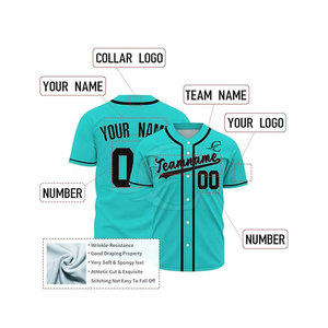 New Design Customized Logo Baseball Jersey 2026 Custom Made Best Selling Baseball Jersey From Pakistan - Product Image 6