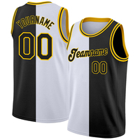 Camiseta de Baloncesto de Último Diseño, 100% Poliéster, Sublimación, Logotipo Bordado, Suministro al por Mayor, Camisetas OEM Baratas