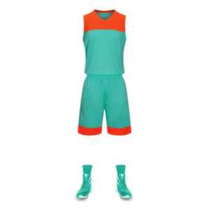 Ensemble de maillots de basket-ball personnalisés en gros pour hommes, uniforme de basket-ball simple et solide, respirant et doux, ensemble d'uniformes d'équipe de basket-ball. - Product Image 2