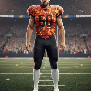 Uniforme de Fútbol Americano de Alto Rendimiento, Tela Suave Sublimada con Ajuste Seguro - Product Image 4