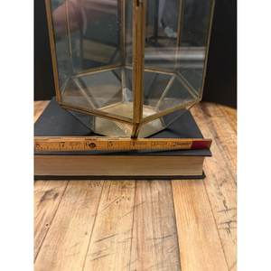 Metal Hanging Terrarium House With Antique Gold Color Finishing Frame Modern Design Hexagonal Shape for Home Decoration Supply - Product Image 6