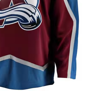Personnalisez votre propre maillot de hockey sur glace de marque, style unique, meilleure qualité, respirant, séchage rapide, uniforme d'équipe sublimé en gros - Product Image 3