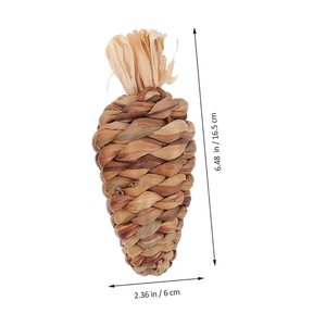 Juguetes Masticables de Jacinto de Agua para Conejos y Hámsteres, Accesorios para Masticar para Animales Pequeños, Precio Económico al por Mayor - Product Image 2