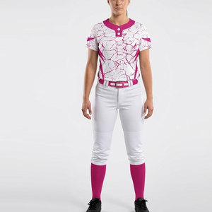 ชุดซอฟต์บอล เสื้อเจอร์ซีย์และกางเกงระบายอากาศได้ดี สำหรับฝึกซ้อมและแข่งขันของทีม - Product Image 1