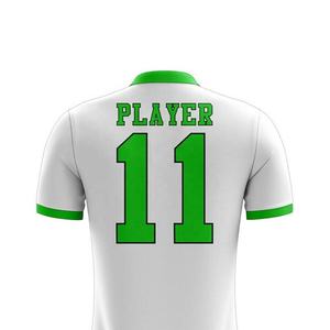 Conjunto de uniforme de fútbol unisex transpirable y cómodo con diseño personalizado y logotipo Manga corta de bloque de color de calidad premium - Product Image 5