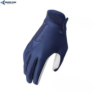 Gants de motocross personnalisés en polyester à doigts entiers, respirants, antidérapants, compatibles écran tactile, en cuir organique, fermeture auto-agrippante, pour la course - Product Image 4