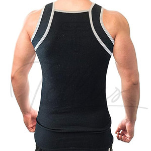 Camiseta sin Mangas de Último Diseño para Hombre, Cuello Redondo, Color Personalizado, Hecha en Pakistán, Estilo Urbano, Tallas Grandes - Product Image 4