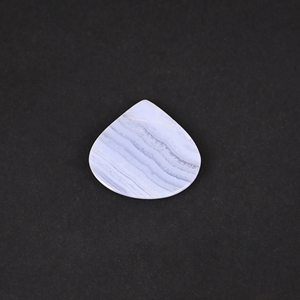 Agate bleue naturelle de qualité supérieure, cabochon, pierre précieuse pour la création de bijoux - Product Image 5