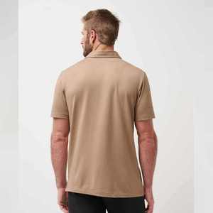 Polo décontracté confortable à manches courtes avec boutons, anti-plis, respirant et doux, polos unis, t-shirt polo - Product Image 3