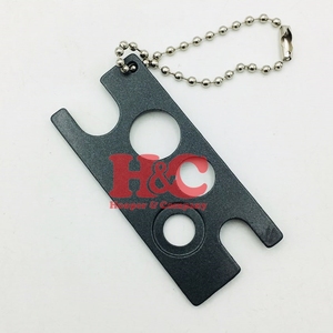 Ouvre-bouteille rectangulaire en acier inoxydable pour colle à cils – Outil réutilisable et écologique pour extensions de cils - Product Image 3