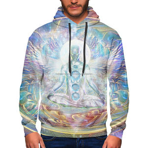 Sudadera con capucha de alta calidad para gimnasio, ropa deportiva para exteriores, sublimada, al por mayor - Product Image 3