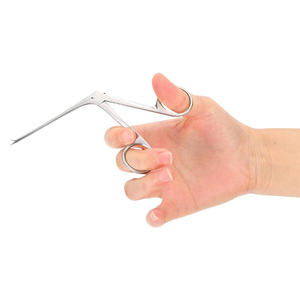 Pinzas Microquirúrgicas de Acero Inoxidable para Limpieza de Oídos, Instrumento Médico Manual Tipo Cocodrilo para Otorrinolaringología (ENT) con Certificación CE - Product Image 6