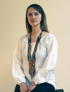 Collar de Cuentas Colorido Estilo Boho de la Tribu Hutsul de Uttar Pradesh, Collar Tradicional Étnico Folclórico Vintage para Mujer, Regalo para Bodas y Fiestas - Product Image 3