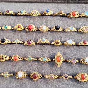 Anillo Ajustable de Acero Inoxidable para Mujer, Chapado en Oro de 18K, con Piedras Preciosas, Clásico, Ideal para Fiestas, al Mejor Precio - Product Image 2