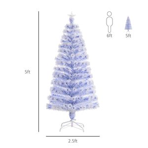 Albero di Natale Artificiale Douglas Fir Pre-Illuminato Alto 1,5m con Rami Realistici e Luci LED Multicolore in Fibra Ottica 180 Ti - Product Image 3