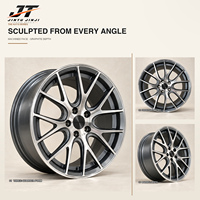 Nouvelle jante forgée en aluminium argenté usiné en Y à 7 branches, 18-22 pouces, 5x112 5x114.3 5x120 pour Mitsubishi Racing