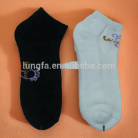 Chaussettes de sport unisexes personnalisables en jacquard avec logo, très respirantes, absorbant la transpiration, en coton éponge fin, best-seller