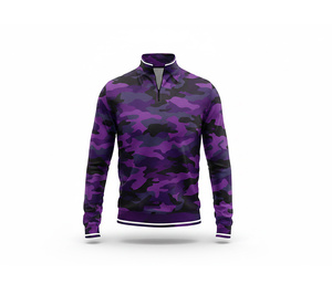 Chaqueta Deportiva Personalizada por Sublimación con Cierre de Cremallera de un Cuarto para Hombres, Mujeres y Jóvenes, Ropa Deportiva de Secado Rápido, Sudadera para Equipo - Product Image 2