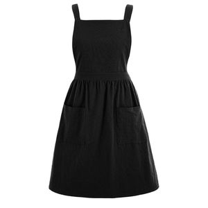 Tablier de cuisine en coton pur de style japonais et coréen Matériau en lin imperméable pour usage domestique - Product Image 1