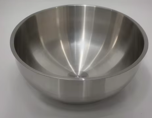 Juego de Tazones para Ensalada de Acero Inoxidable 304 Desechables con Asa, Vajilla Ecológica para Uso Doméstico y Hotelero - Product Image 2