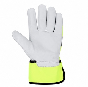 Gants de travail canadiens en cuir de qualité supérieure, antidérapants, respirants, durables pour les applications industrielles, travaux lourds - Product Image 2