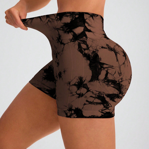 Pantalones Cortos de Yoga Sólidos de Spandex/Nylon Transpirables Sin Costuras Más Vendidos 2026, Levantamiento de Glúteos, Cintura Alta Elástica, para Gimnasio, Entrenamiento, Fitness, Ciclismo - Product Image 4