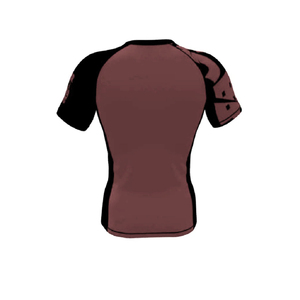 Camiseta de Entrenamiento de Manga Corta para Hombre Saqibandco, Ajustada, de Secado Rápido, de Poliéster, con Logotipo Frontal, para Artes Marciales Mixtas - Product Image 4