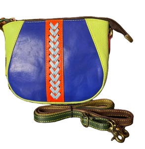 Bolso Bandolera Boho con Estampado Animal para Mujer, Hecho a Mano con Cuero Genuino Ecológico, con Cierre, para Primavera y Todas las Temporadas, Hecho en India - Product Image 1
