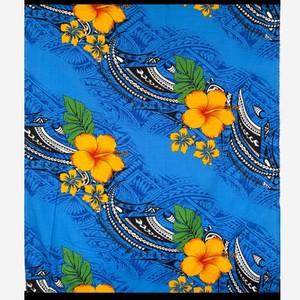 Tissus en polyester aux couleurs vives et audacieuses, d'inspiration polynésienne, prêts à l'impression et expédiés dans le monde entier - Product Image 4