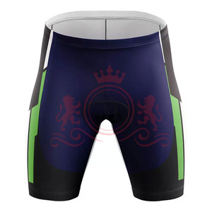 Conjunto de Jersey y Culotte de Ciclismo para Hombre, Azul con Detalles Verdes y Blancos, Diseño sin Costuras, Uniforme de Ciclismo para Adultos - Product Image 5