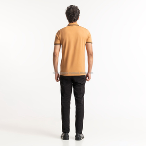 Nardon Apparel Pakistan Polo classique pour homme avec fermeture à deux boutons Pique Golf Shirt Solid Color Printed Summer Fashion - Product Image 2