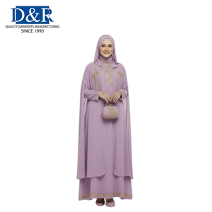 Abaya Grande Taille Femme Musulmane, Robe Malaisienne OEM, Vêtement Islamique Ample, Kaftan, Robe Longue, Vente en Gros, Grande Taille, Hijab, Vêtements Islamiques – Meilleure Vente - Product Image 5