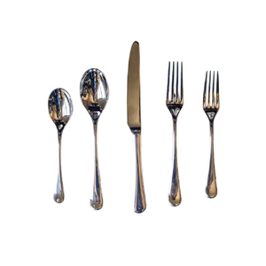 Premium Stainless Steel Cutlery Set Steak Knives <b>Forks</b> <b>Dessert</b> Coffee Elegant Vintage Design Mirror Polish Durable Reusable - Product Image 6