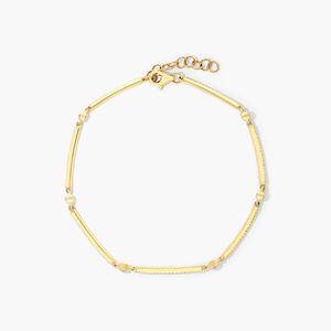 Women's Luxury Bar Diamond <b>Bracelet</b> with Natural Round Brilliant Cut Filled Diamonds in White <b>Gold</b> - Product Image 3